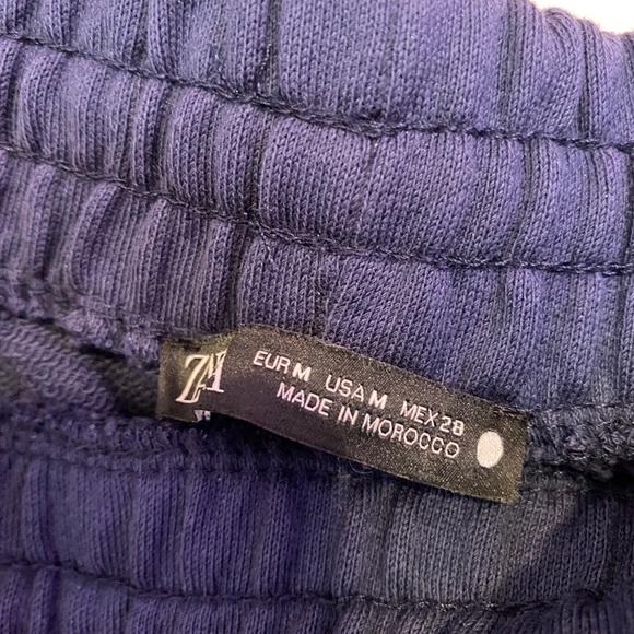 Zara long sweatpants dark blue - Picture 3 of 4